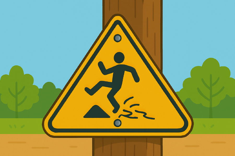 Slip and Fall Sign