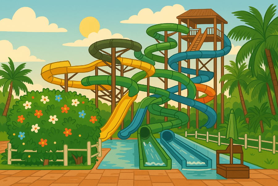 Water slides