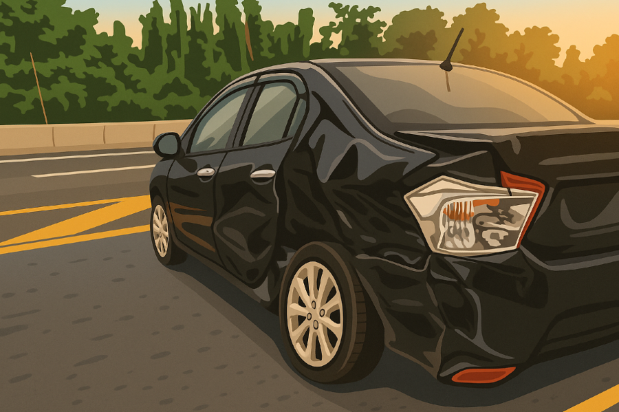 Sideswipe Car Accident