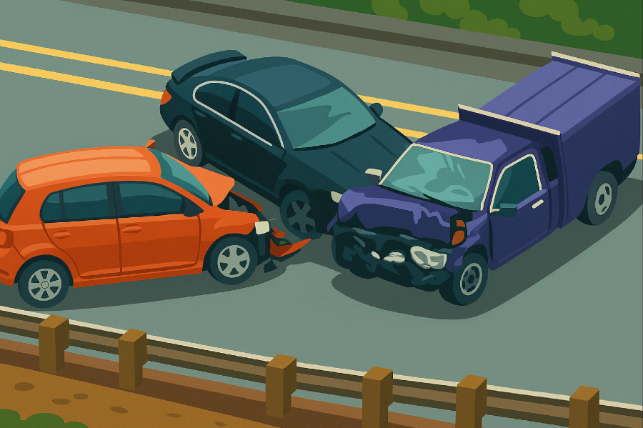 Multi-Car Accidents in California