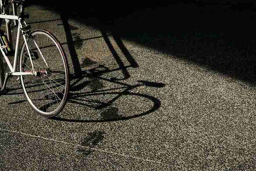 bike on the road