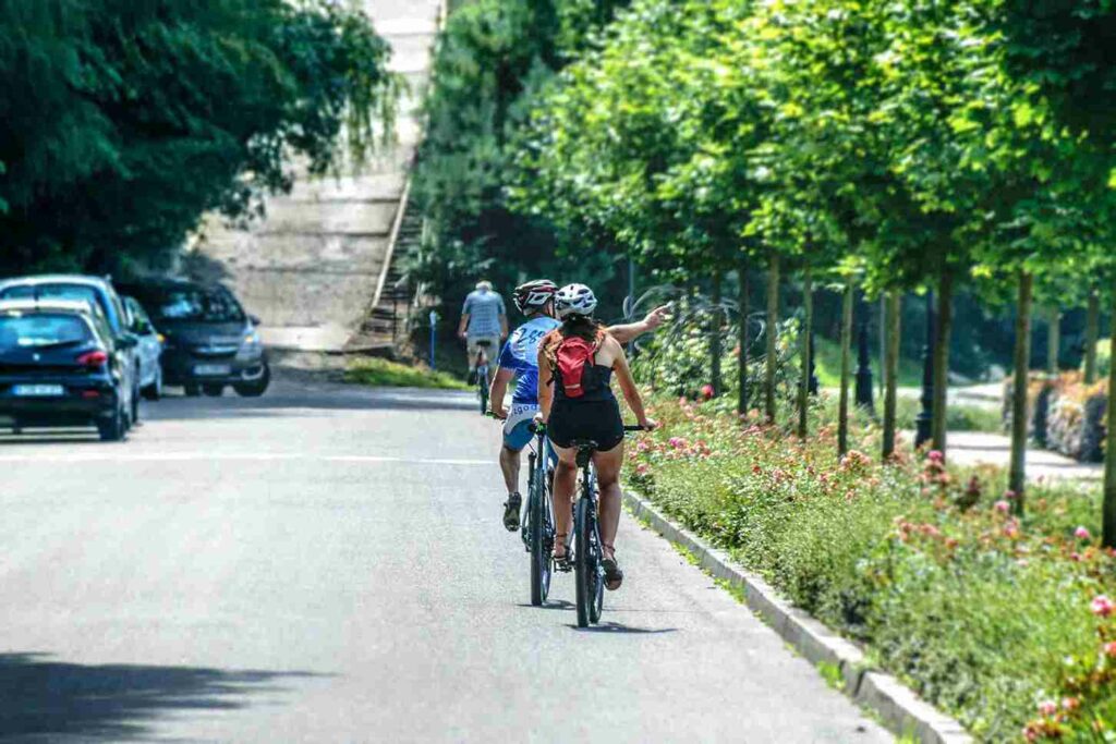 biking with safety gear