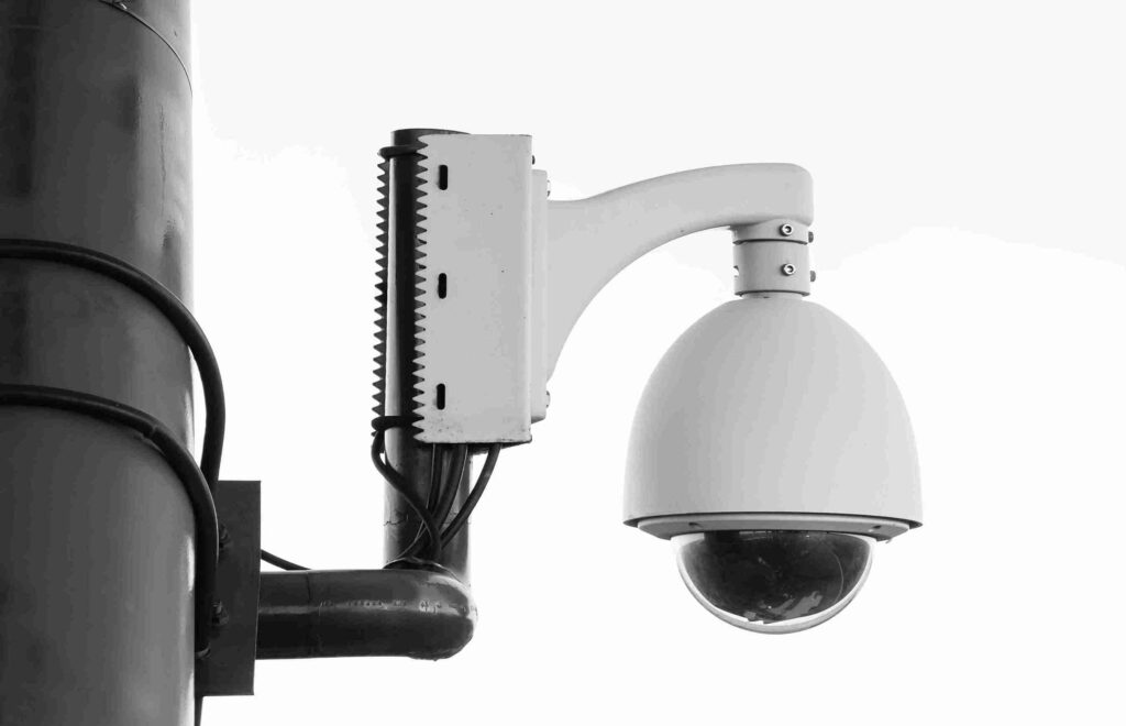 A security camera