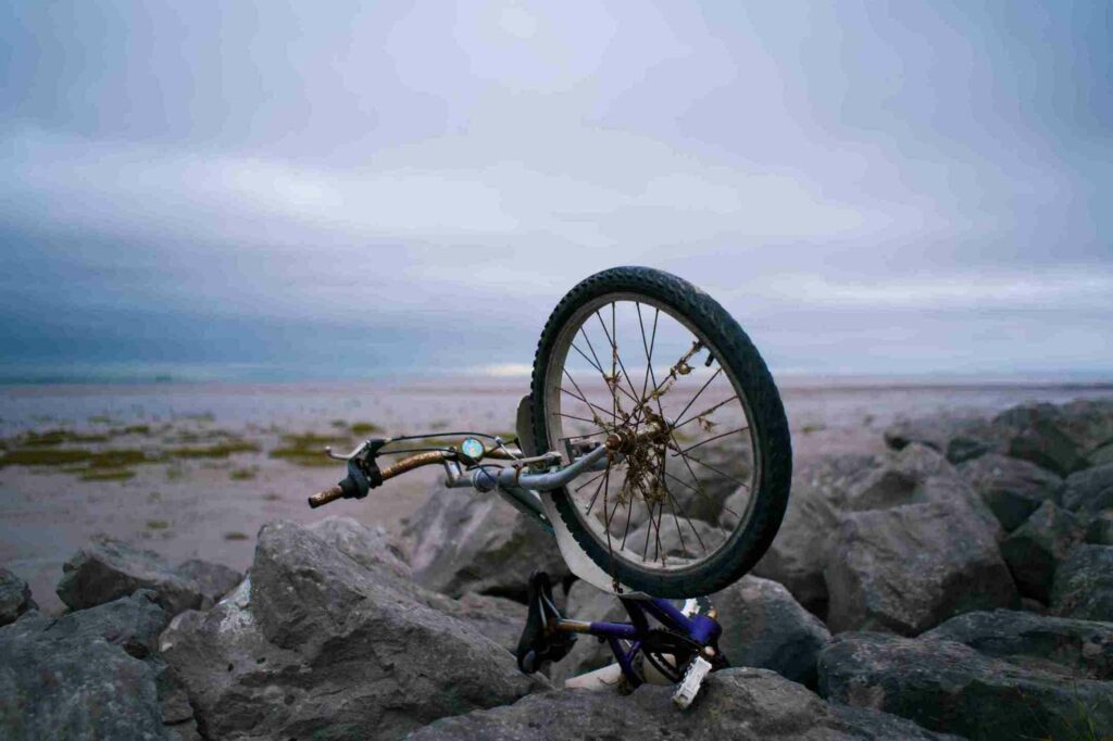 broken bicycle