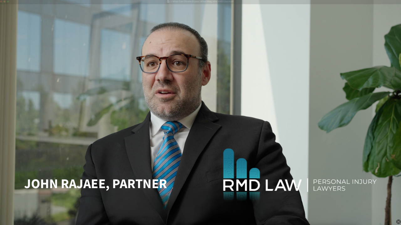 Attorney John Rajaee describes what it is like to work with RMD Law - Personal Injury Lawyers