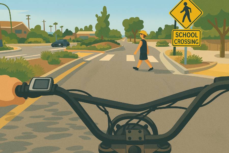 Student E-Bike Riders