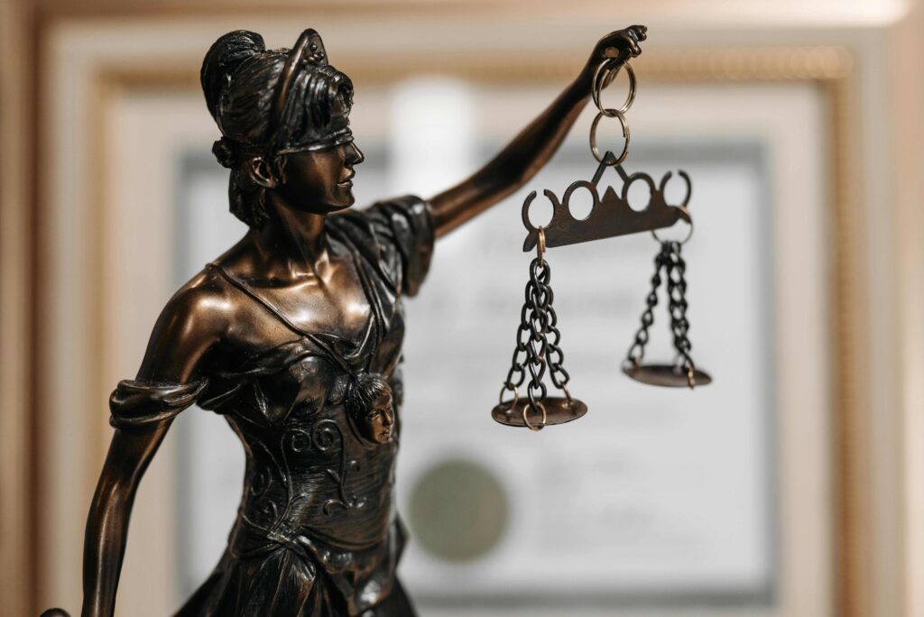 lady justice figurine