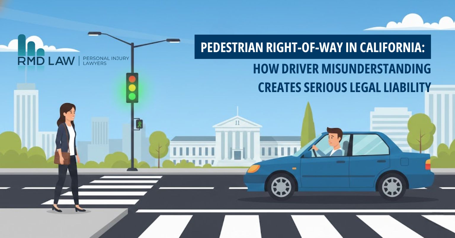 Pedestrian Right-of-Way in California: How Driver Misunderstanding Creates Serious Legal Liability