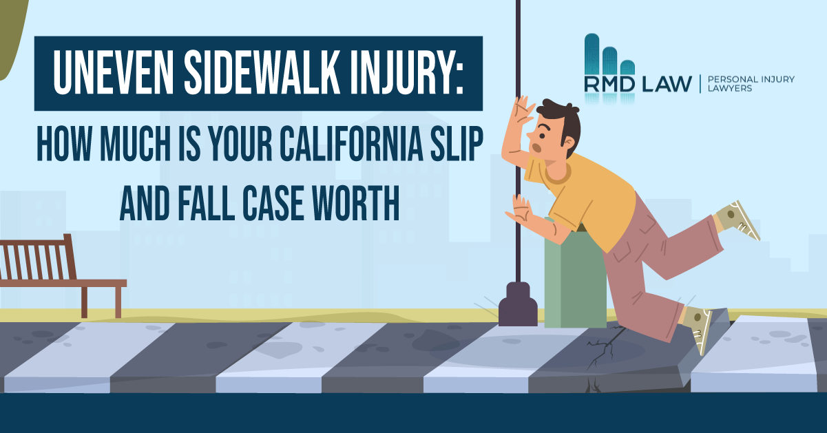 uneven sidewalk injury