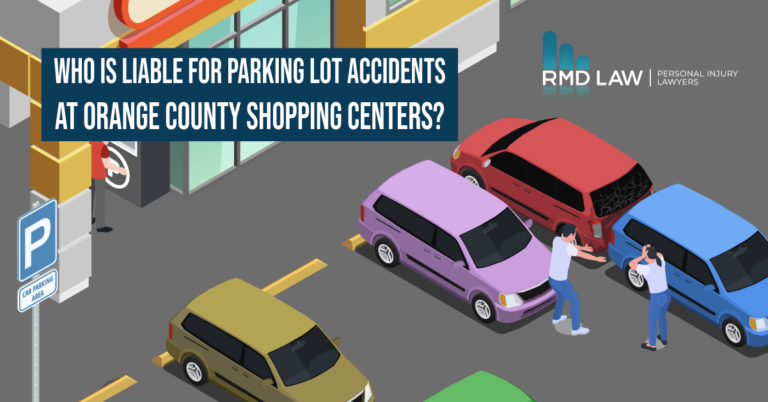 Who Is Liable for Parking Lot Accidents at Orange County Shopping Centers