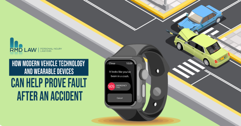 How Modern Vehicle Technology and Wearable Devices Can Help Prove Fault After an Accident