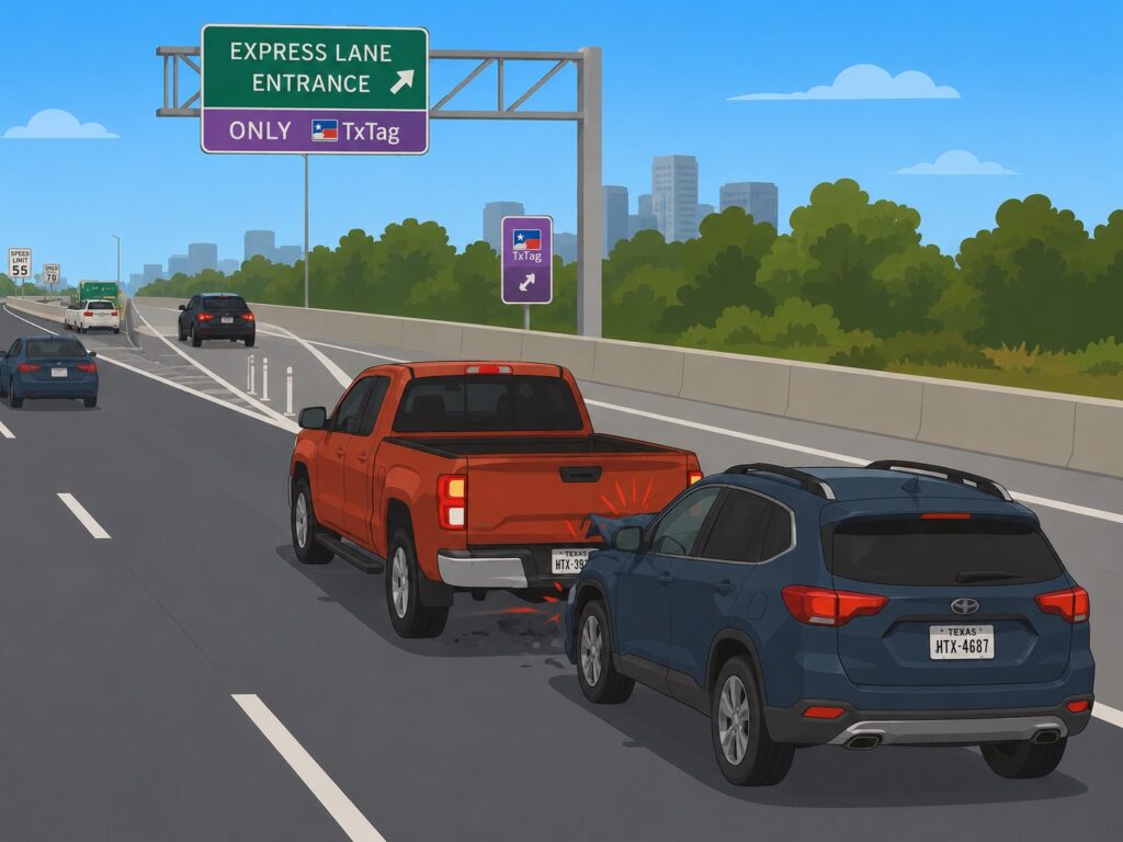 Rear End Accident on the MoPAc Expressway in Austin TX