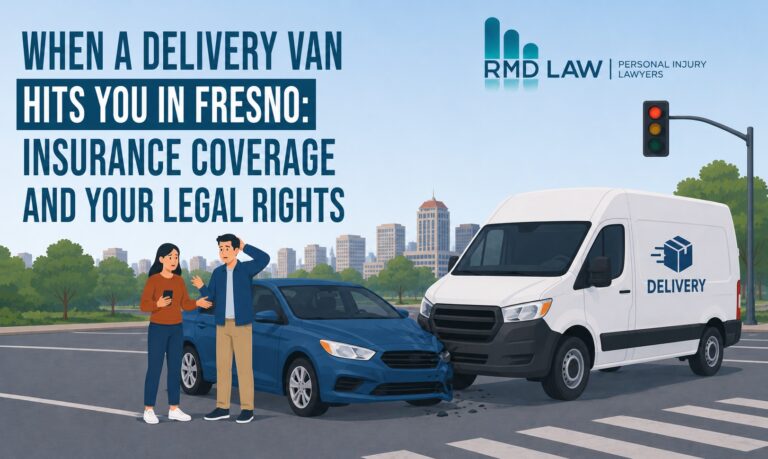 Fresno Delivery Van Accident