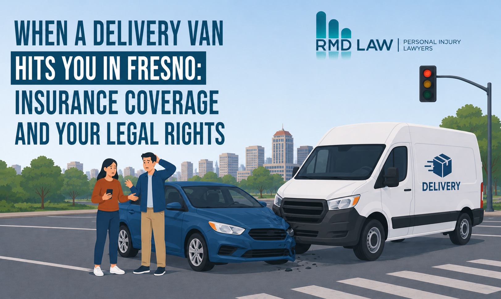 Fresno Delivery Van Accident