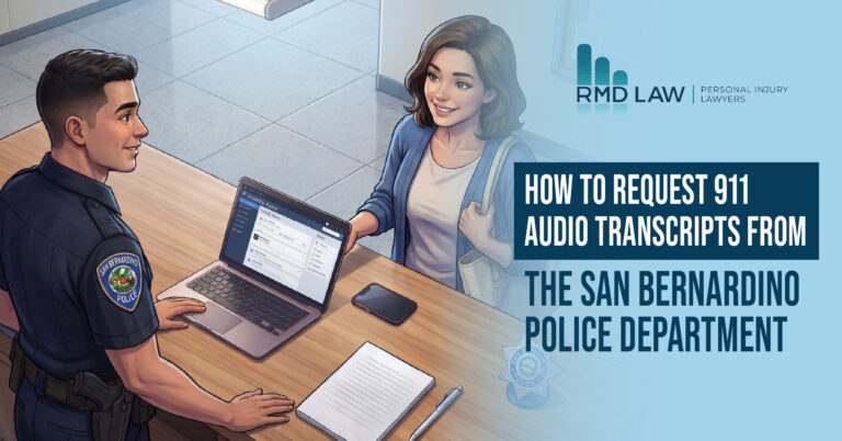 How to Request 911 Audio Transcripts from the San Bernardino Police Department