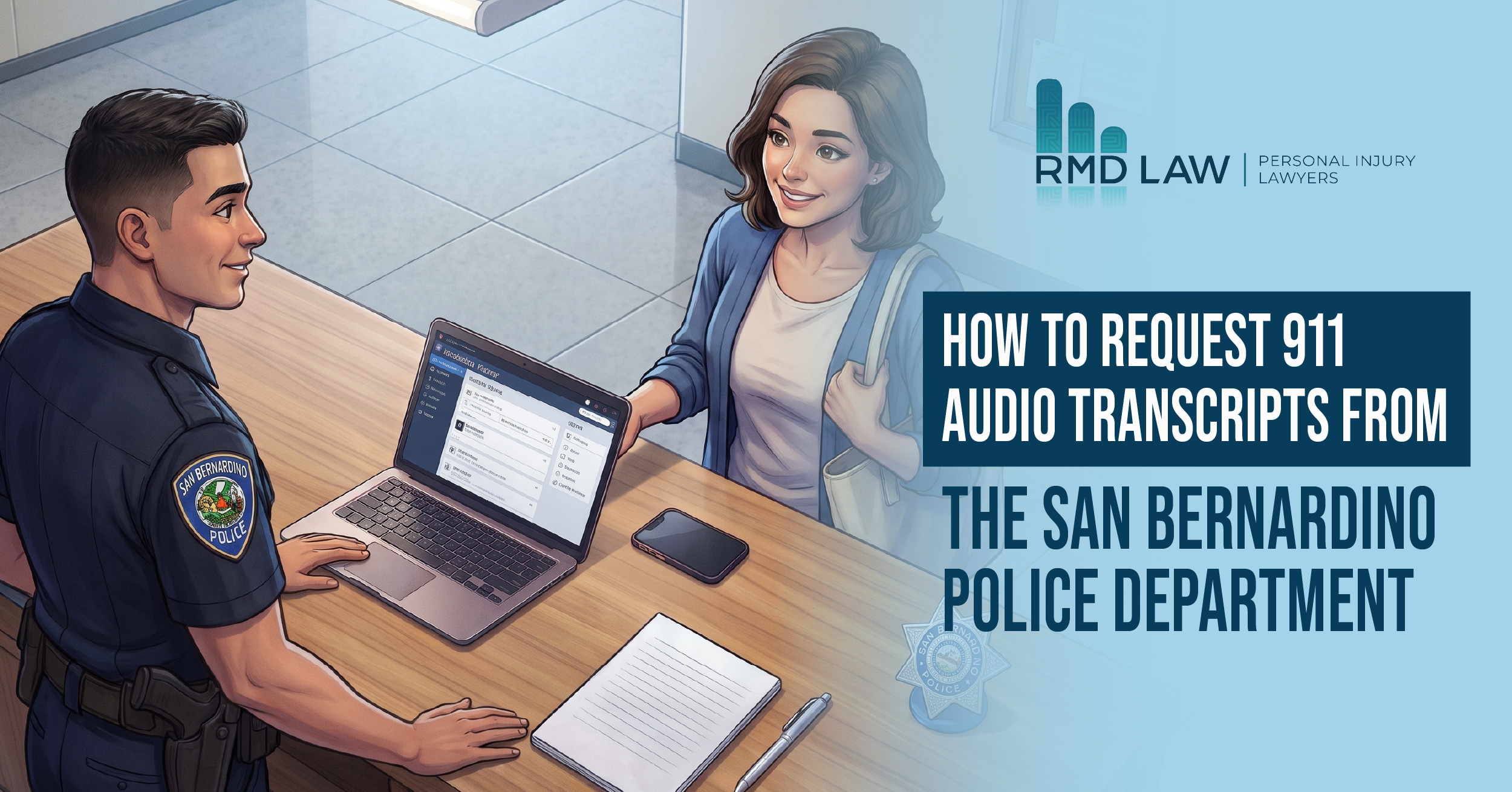 How to Request 911 Audio Transcripts from the San Bernardino Police Department
